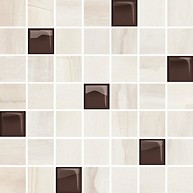Simple Stone Beige Glass Mosaic