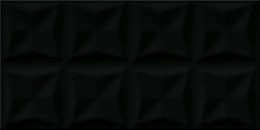 Origami Black Glossy Structure