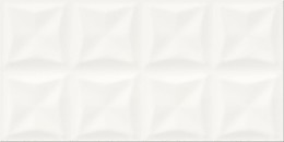 Origami White Glossy Structure