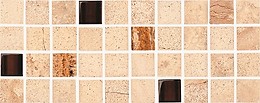 Sahara Beige Border Mosaic