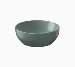 FARVA 40x40 countertop washbasin, round