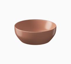 FARVA 40x40 countertop washbasin, round