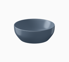 FARVA 40x40 countertop washbasin, round