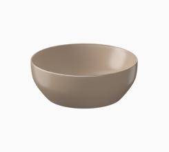 FARVA 40x40 countertop washbasin, round
