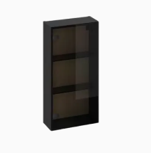 WERTA 40 modular wall-hung cabinet, glass, anthracite