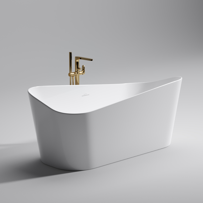 Rectangular freestanding bathub 3