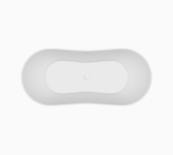KONTRA by Meissen Keramik 170 × 75 Freestanding Bathtub , Oval
