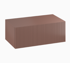 KONTRA by Meissen Keramik 80/60 under-countertop cabinet, marsala