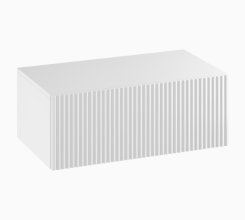 KONTRA by Meissen Keramik 80/60 under-countertop cabinet, white