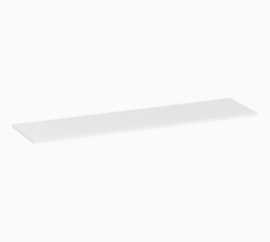 KONTRA by Meissen Keramik 180/120/100/80/60 furniture countertop, white
