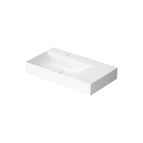KONTRA by Meissen Keramik 80 wall hung washbasin, right