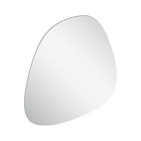 KONTRA by Meissen Keramik mirror 92x88, asymmetrical