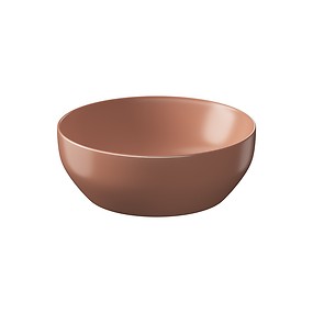FARVA 40x40 countertop washbasin, round