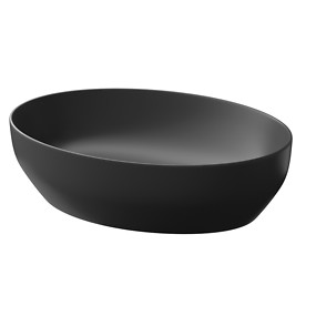FARVA 40x40 countertop washbasin, ellipse