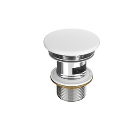 Ceramic plug for washbasins without overflow