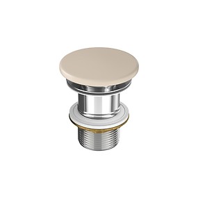 Ceramic plug for washbasins without overflow