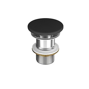 Ceramic plug for washbasins without overflow