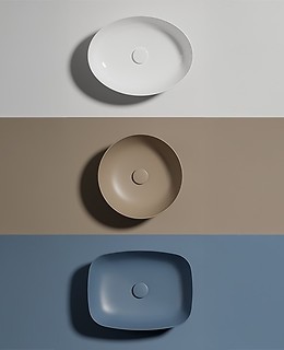 FARVA - kolorowe umywlaki nablatowe