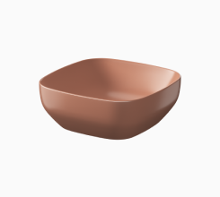 Umywalka nablatowa FARVA 38x38, kwadratowa