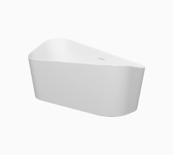 Wanna wolnostojąca KONTRA by Meissen Keramik 170x75, prostokątna