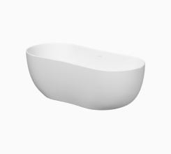 Wanna wolnostojąca KONTRA by Meissen Keramik 180x80, owalna