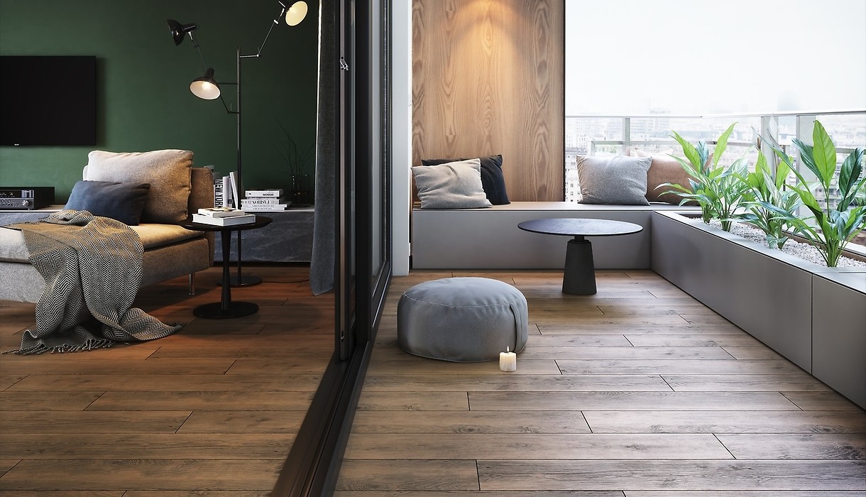 Parquet and wood-effect gres planks