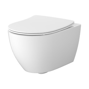 Miska zawieszana KARILIA oval z deską nightguide