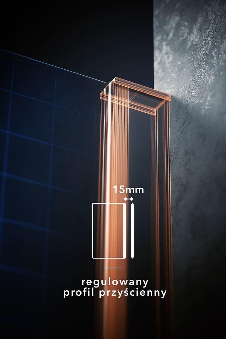 Regulowany profil przyścienny